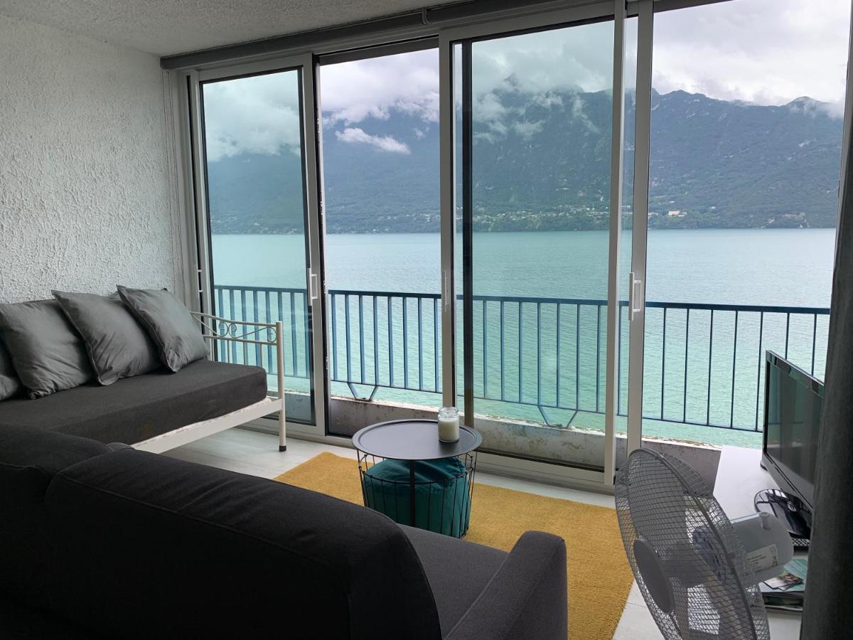 Le Lamartine, Vue Magnifique Face Au Lac Du Bourget Aix-les-Bains Esterno foto